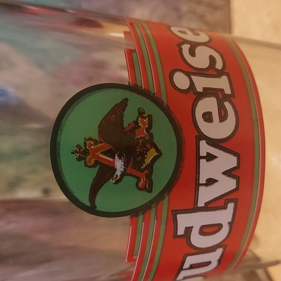 Vintage Budweiser Beer Bar Pint Glass With Anheuser Busch Eagle Logo Collectible - Picture 5 of 6